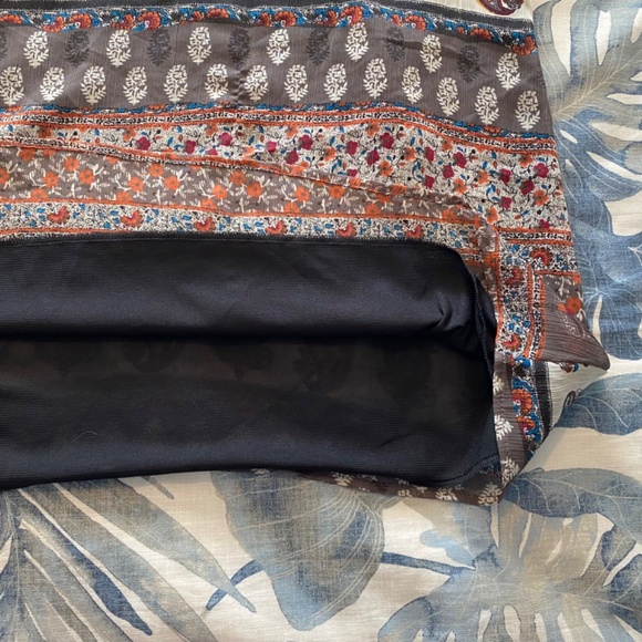 BUY 2 ITEMS AND GET 1 FREE - Rustic West One Shoulder Blouse Sz XL - Picture 6 of 7